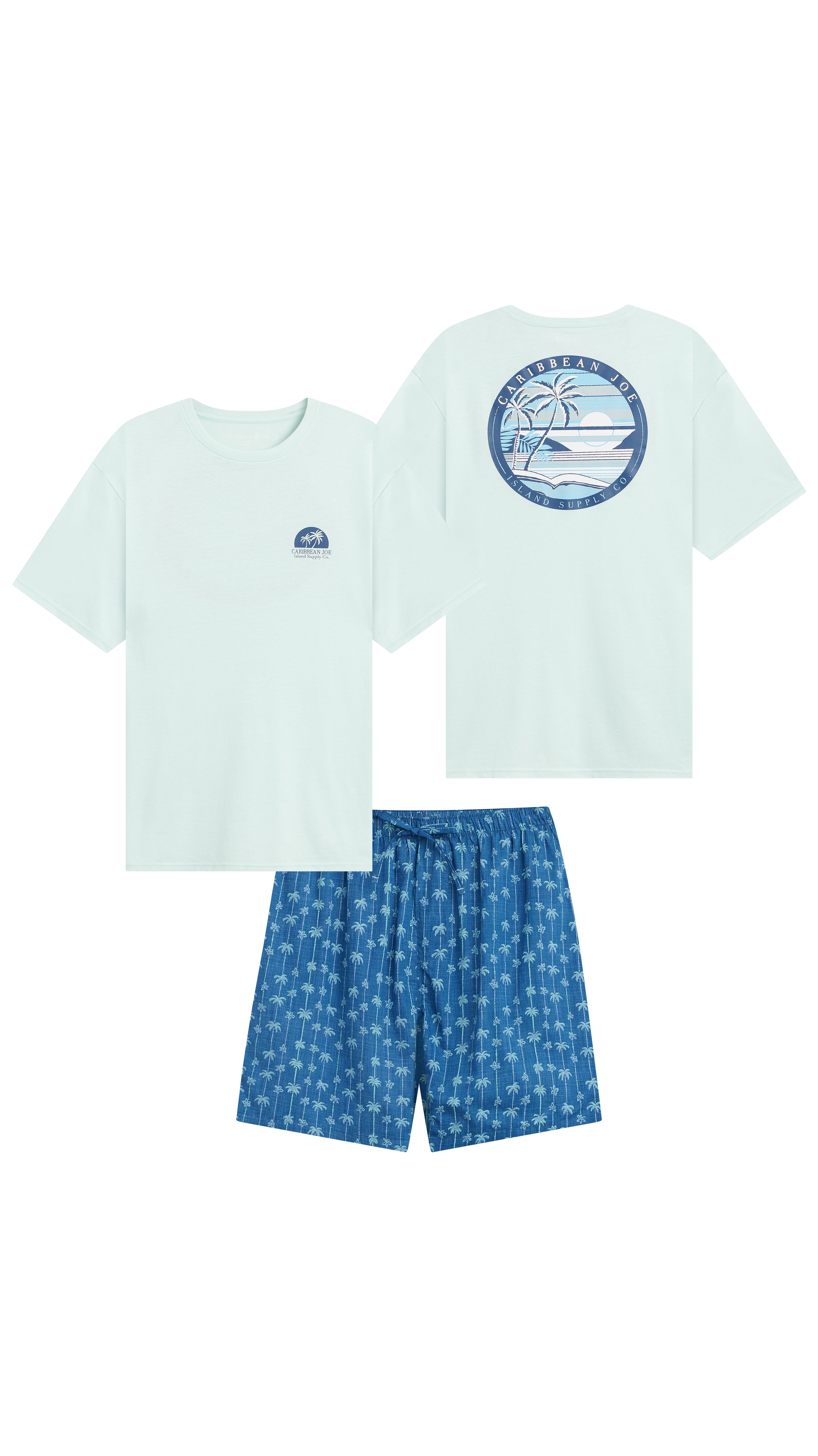 Island Dreams' 100% Cotton Pyjama Shorts Set