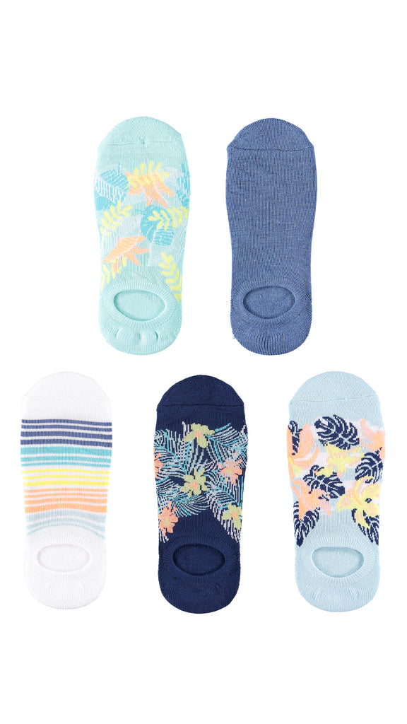Tropical Flowers 5-Pack Shoe Liners